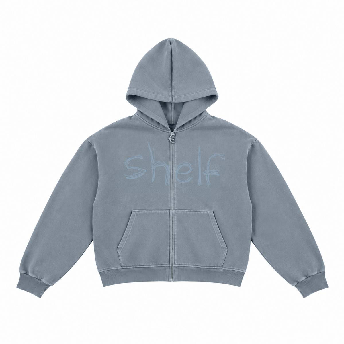 LUTHER GREY HOODIE CROP